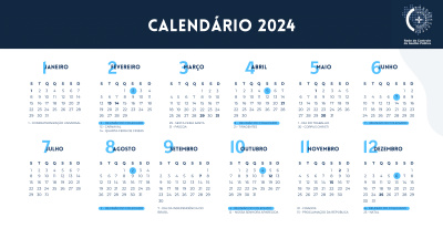 Calendário 2024 Controle